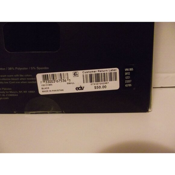 NIB Men's Small Alfatech Black V-Neck T-Shirts Pkg of 5          B1B     5/7/24 - Picture 4 of 4